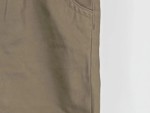 Vorschaubild 3 von Faltenrock Damen Beige Gr. 42/XL Baumwolle Uni Casual Alltag Midirock