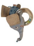 Vorschaubild 1 von Greifling Elefant Stoff Baby Spielzeug Blau Sterne 10x14cm