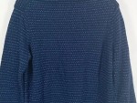 Vorschaubild 4 von Damen Pullover Rollkragen Blau Melange Strick Freizeit Gr. UNI