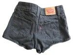 Vorschaubild 2 von Jeans Shorts Damen Grau Gr. W25/34/XS Baumwolle Uni Casual