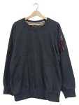 Vorschaubild 1 von Herren Sweatshirt Grau XL Baumwolle Casual Langarm