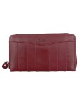 Vorschaubild 1 von Damen Geldbörse Leder Bordeaux Rot Klassisch