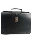 Vorschaubild 1 von Aktentasche KB-Logo Herren Schwarz Leder Logo-Print Business Groß