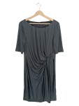 Vorschaubild 1 von Festliches Kleid Damen Gr. 42 Grau Elegant Abendkleid