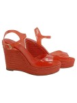 Vorschaubild 1 von Damen Keilabsatz Sandalen Gr. 40 Orange Modisch