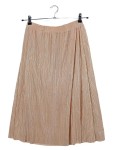 Vorschaubild 1 von Faltenrock Damen Beige Gr. 38/M Elegant Midirock Plissee