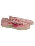 Vorschaubild 1 von Damen Sneaker low Rosa Blumenmuster Gr. 42 Freizeitschuh