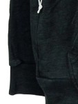 Vorschaubild 4 von Herren Sweatjacke Kapuze Grau L Baumwolle Sportlich Melange