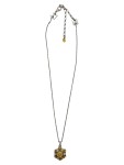 Vorschaubild 1 von Halskette Damen Elegant Gelb Geometrisch Strass 49cm