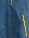 Vorschaubild 3 von Herren Softshelljacke Blau Gr. 46/S Outdoor Kapuze