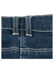 Vorschaubild 4 von Damen Jeansrock Gr. 40 Blau Casual Midirock Baumwolle