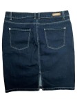 Vorschaubild 2 von Damen Jeansrock Gr. 40 Blau Casual Midirock Baumwolle