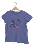 Vorschaubild 1 von Mädchen T-Shirt Lila Gr. 146 Casual Schmetterlingsprint