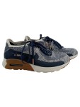 Vorschaubild 1 von Sneaker low Herren Gr. 40 Blau Textil Schnürung Sportlich Freizeit Meliert