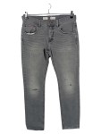 Vorschaubild 1 von Herren Jeans Straight Leg Denton Stretch Fit Grau 33x34 Streetwear