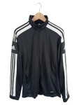 Vorschaubild 1 von Trainingsjacke Herren Gr. 52/L Schwarz Polyester Gestreift Logo-Print