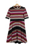 Vorschaubild 1 von EDC Damen Strickkleid gestreift Gr. 40 Casual Mehrfarbig