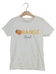 Vorschaubild 1 von T-Shirt Kinder Gr. 134 Weiß Baumwolle Schriftzug Casual Kurzarm Freizeit