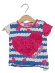 Vorschaubild 1 von T-Shirt Kinder Mehrfarbig Gr. 80 Baumwolle Grafisch Farbenfroh Kurzarm