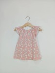 Vorschaubild 2 von Mädchen Freizeitkleid Gr. 86 Pink mit Hasenmuster Baumwolle