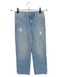 Vorschaubild 1 von Jeans Regular Fit Kinder Blau Gr. 140 Baumwolle Uni Casual 32 cm
