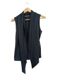 Vorschaubild 1 von Damen Leichte Weste Gr. 36/S Grau Modern Ärmellos Casual Business