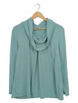 Vorschaubild 1 von Atelier GS Damen Pullover Schalkragen Türkis Gr. 48/4XL Casual