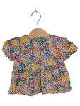 Vorschaubild 1 von Mädchen T-Shirt Blumenmuster Gr. 67/68 Mehrfarbig Kurzarm Feminin