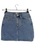 Vorschaubild 1 von MTWTFSS Jeansrock Damen Gr. 34 Blau Denim Minirock