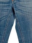 Vorschaubild 4 von Jeans Regular Fit Damen Gr. 38 Blau Baumwolle Elasthan Uni Casual Knopf