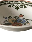 Vorschaubild 2 von Dekoschale Alt Amsterdam Blumenmuster Porzellan Weiß 16cm