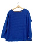 Vorschaubild 1 von Damen Pullover Blau Einheitsgröße Casual Baumwolle