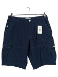 Vorschaubild 1 von Cargo Shorts Herren Gr. W32/48/M Blau Baumwolle Uni Casual Freizeit