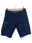 Vorschaubild 1 von Cargo Shorts Herren Gr. W32/48/M Blau Baumwolle Elasthan Uni Casual