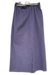 Vorschaubild 2 von A-Linienrock Maxirock Damen Gr. 36/S Lila Strukturmuster Wolle