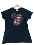 Vorschaubild 1 von Rolling Stones Band T-Shirt Damen Gr. 42/XL Blau Casual