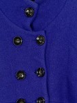Vorschaubild 4 von Damen Wolljacke Blau Gr. M Doppelreiher Modern Kurzjacke