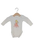Vorschaubild 1 von Baby Body Prinzessin Einhorn Gr. 62 (3 Monate) weiß