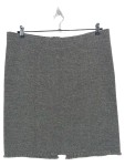 Vorschaubild 1 von Damen A-Linienrock Grau Wolle Gr. 42;XL