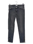 Vorschaubild 1 von Damen Jeans Skinny Fit Hose Grau Gr. 30 (W30/38) Reißverschluss