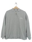 Vorschaubild 1 von Poloshirt Damen Grau Gr. 34/XS Baumwolle Uni Casual Langarm Freizeit
