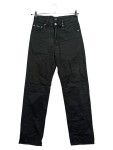 Vorschaubild 1 von Herren Jeans Straight Leg Hose Schwarz Größe 30