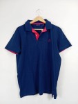 Vorschaubild 2 von Herren Poloshirt Blau Gr. 50/L Preppy Baumwolle Elasthan