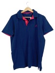 Vorschaubild 1 von Herren Poloshirt Blau Gr. 50/L Preppy Baumwolle Elasthan