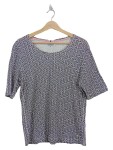 Vorschaubild 1 von T-Shirt Damen Mehrfarbig Gr. 44/XXL Baumwolle Grafisch Modern Halbarm