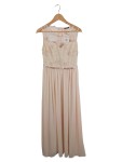Vorschaubild 1 von Festliches Kleid Damen Rosa Gr. 38/M Polyester Polyamid Florales Muster