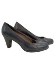 Vorschaubild 1 von Damen Pumps Leder Klassisch Business Schwarz Gr. 39 Absatz 7cm