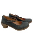 Vorschaubild 2 von Mary Jane Schnürschuhe Damen Leder Komfortabel Schwarz 38