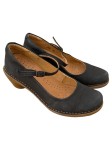 Vorschaubild 1 von Mary Jane Schnürschuhe Damen Leder Komfortabel Schwarz 38