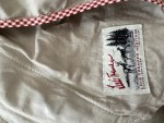 Vorschaubild 6 von Damen Übergangsmantel Gr. 40 Wolle Fischgrät Kapuze Beige